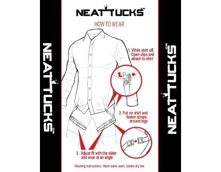 Neat Tucks Active Thigh Wrap Shirt Stays 5 Neat Tucks Active Thigh Wrap Shirt Stays - Image 3