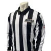 New Jersey (NJSIAA) 2 1/4" Stripe Long Sleeve Football And Lacrosse Referee Shirt
