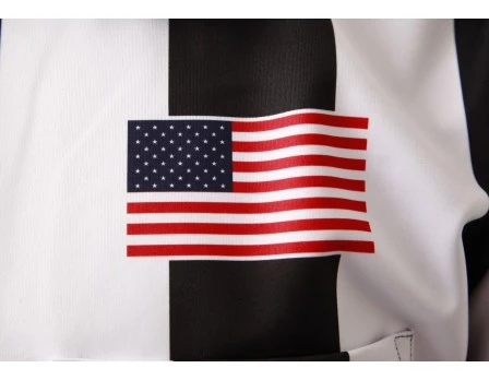 Smitty 2 1/4" Stripe Fleece-Lined Cold Weather Football Referee Shirt With CHEST USA FLAG 4 Smitty 2 1/4" Stripe Fleece-Lined Cold Weather Football Referee Shirt With CHEST USA FLAG - Image 2