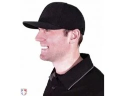 Richardson Pulse Performance Flexfit Base Umpire Cap - 6 Stitch -Ump Attire Clothing Store 643 Richardson Pulse Performance FlexFit Umpire Cap 6 Stitch Worn Side View