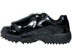 3N2 Reaction Pro Patent Leather Low Umpire Plate Shoes -Ump Attire Clothing Store 7345 99 3n2 Reaction Patent Leather Umpire Shoes Outside Side View