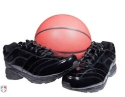 3N2 Reaction Patent Leather Basketball Referee Shoes -Ump Attire Clothing Store 7375 PT 3N2 REACTION PATENT LEATHER REFEREE SHOES WITH BASKETBALL 1