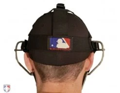 Wilson MLB Titanium Umpire Mask With Two-Tone -Ump Attire Clothing Store A3007T Wilson Titanium Umpire Mask Worn Back Harness View 1