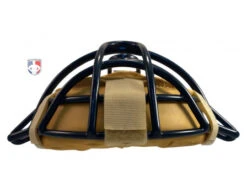 Wilson MLB Dyna-Lite Steel Umpire Mask With Tan 12 Wilson MLB Dyna-Lite Steel Umpire Mask With Tan -Ump Attire Clothing Store A3009X DS Wilson Dyna Lite Steel Umpire Mask with Doeskin flat top