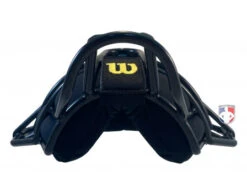 Wilson Dyna-Lite Steel Umpire Mask With Memory Foam 12 Wilson Dyna-Lite Steel Umpire Mask With Memory Foam -Ump Attire Clothing Store A3009X MEM Wilson Dyna Lite Steel Umpire Mask with Memory Foam bottom flat