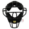 Wilson Dyna-Lite Steel Umpire Mask With Memory Foam -Ump Attire Clothing Store A3009X MEM Wilson Dyna Lite Steel Umpire Mask with Memory Foam front 1