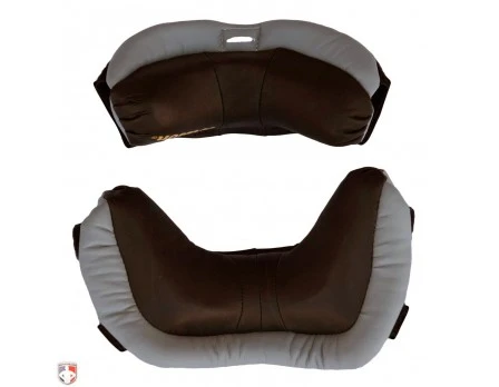 Wilson MLB Wrap Around Umpire Mask Replacement Pads - Black And Grey 4 Wilson MLB Wrap Around Umpire Mask Replacement Pads - Black And Grey - Image 2