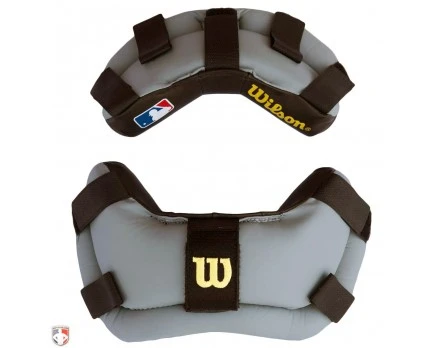 Wilson MLB Wrap Around Umpire Mask Replacement Pads - Black And Grey 3 Wilson MLB Wrap Around Umpire Mask Replacement Pads - Black And Grey
