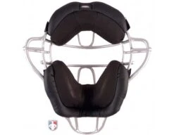 Wilson MLB Wrap Around Umpire Mask Replacement Pads - Black -Ump Attire Clothing Store A3816 BK Wilson Wrap Around Umpire Replacement Pads Back In Mask 1