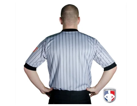 Alabama (AHSAA) Grey V-Neck Referee Shirt 4 Alabama (AHSAA) Grey V-Neck Referee Shirt - Image 2