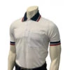 Smitty Short Sleeve Body Flex Umpire Shirt - White -Ump Attire Clothing Store BBS307 WHITE Pic 002 540x