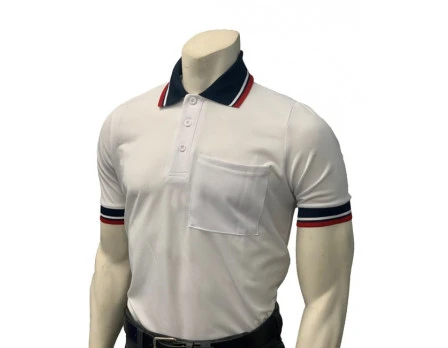 Smitty Short Sleeve Body Flex Umpire Shirt - White 3 Smitty Short Sleeve Body Flex Umpire Shirt - White