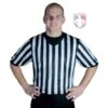 Smitty "Elite" Performance Interlock V-Neck Referee Shirt 2 Smitty "Elite" Performance Interlock V-Neck Referee Shirt -Ump Attire Clothing Store BK 203 Front