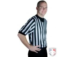 Smitty "Elite" Performance Interlock V-Neck Referee Shirt -Ump Attire Clothing Store BK 203 Right