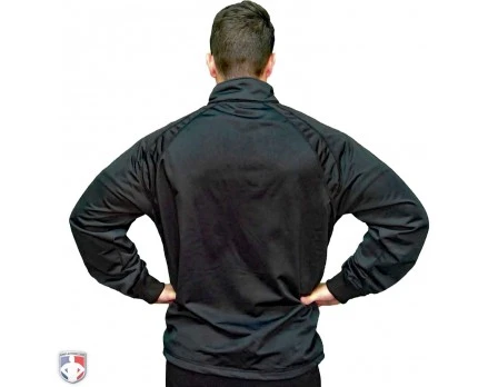 Smitty Track Style Basketball / Wrestling Referee Jacket - Black 5 Smitty Track Style Basketball / Wrestling Referee Jacket - Black - Image 3