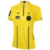 Capelli Sport Women's Official 1/4 Zip Soccer Referee Shirt - Yellow And Black -Ump Attire Clothing Store CAP W YWBK SS Capelli Sport Women s Official 1 4 Zip Soccer Referee Shirt Yellow and Black front