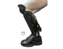 Champro Single Knee Umpire Shin Guards -Ump Attire Clothing Store CG108 Champro Single Knee Umpire Shin Guards worn crouch