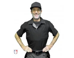 Champro Pro-Plus Umpire Chest Protector 15 Champro Pro-Plus Umpire Chest Protector -Ump Attire Clothing Store CP135 Champro Pro Plus Umpire Chest Protector front worn shirt