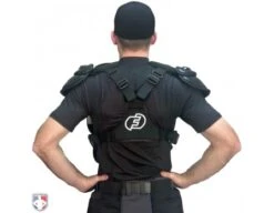 Force3 V3 Ultimate Umpire Chest Protector With Dupont™ Kevlar® -Ump Attire Clothing Store F3 CPv3 Worn Back