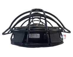 Force3 Defender Umpire Mask -Ump Attire Clothing Store F3 DEF BK BK Force3 Defender Umpire Mask with Black flat top