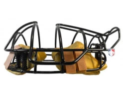 Force3 Defender Umpire Mask With Tan -Ump Attire Clothing Store F3 DEF BK TN Force3 Defender Umpire Mask with Tan flat side