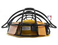 Force3 Defender Umpire Mask With Tan -Ump Attire Clothing Store F3 DEF BK TN Force3 Defender Umpire Mask with Tan flat top
