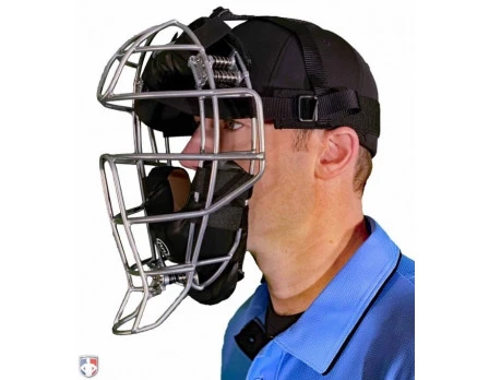 Force3 Silver Defender Umpire Mask With Black 8 Force3 Silver Defender Umpire Mask With Black - Image 6