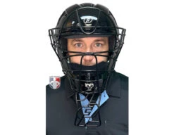 Force3 Defender Umpire Throat Guard 12 Force3 Defender Umpire Throat Guard -Ump Attire Clothing Store F3 TGV2 Force3 Defender Umpire Throat Guard on hsm worn