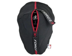 Force3 Black Defender XS3 Hockey Style Umpire Helmet -Ump Attire Clothing Store F3 XS3 BK Force3 Black Defender XS3 Hockey Style Umpire Helmet carry bag front
