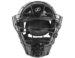 Force3 Black Defender XS3 Hockey Style Umpire Helmet -Ump Attire Clothing Store F3 XS3 BK Force3 Black Defender XS3 Hockey Style Umpire Helmet front
