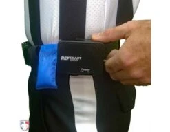 RefSmart Universal Game Day Umpire / Referee Timer -Ump Attire Clothing Store FB 2540 RefSmart Universal Game Day Timer Worn Closeup