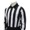 Smitty 2" Stripe Heavyweight Interlock Long Sleeve Football Referee Shirt -Ump Attire Clothing Store FB118 SMITTY 2 STRIPE HEAVYWEIGHT INTERLOCK LONG SLEEVE FOOTBALL REFEREE SHIRT FRONT 1