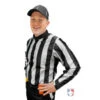 Smitty 2" Stripe Water Resistant Football Referee Shirt 2 Smitty 2" Stripe Water Resistant Football Referee Shirt -Ump Attire Clothing Store FB126 Smitty 2 Stripe Water Resistant Football Referee Shirt default 1
