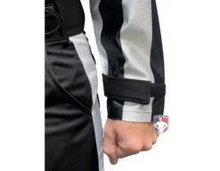 Smitty 2 1/4" Stripe Water Resistant Football Referee Shirt -Ump Attire Clothing Store FB127 Smitty 2 1 4 Stripe Water Resistant Football Referee Shirt Cuff wm