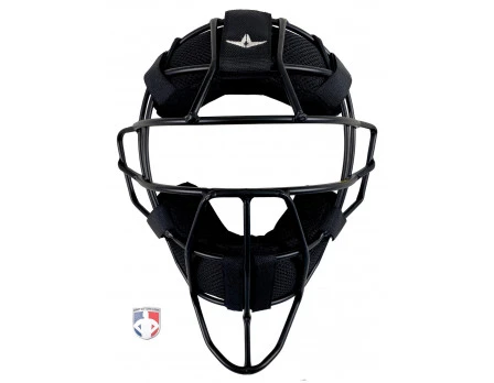 All-Star Matte Black System 7 Steel Umpire Mask With UltraCool 3 All-Star Matte Black System 7 Steel Umpire Mask With UltraCool