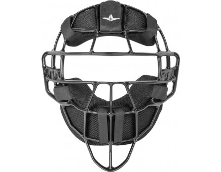 All-Star Black Magnesium Umpire Mask With Black LUC 3 All-Star Black Magnesium Umpire Mask With Black LUC