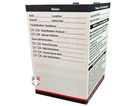 Williams Ultimate Football Referee Information Cards 4 Williams Ultimate Football Referee Information Cards - Image 2