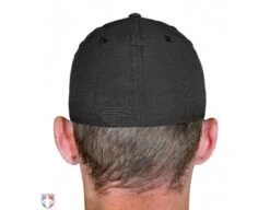 Smitty Performance Flex Fit Umpire Cap 14 Smitty Performance Flex Fit Umpire Cap -Ump Attire Clothing Store HT31 BK Smitty Performance Flex Fit Umpire Cap Worn Back View