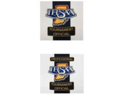 Indiana (IHSAA) 2 1/4" Stripe Foul Weather Football Referee Shirt -Ump Attire Clothing Store Indiana IHSAA Logos 1