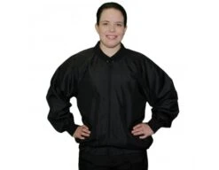 Smitty Traditional Style Basketball / Wrestling Referee Jacket - Black -Ump Attire Clothing Store J19 Front