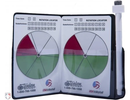 Volleyball Referee Dual Rotation Locator 3 Volleyball Referee Dual Rotation Locator