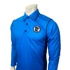 Minnesota (MSHSL) Men's Long Sleeve Swimming / Volleyball Referee Shirt - Bright Blue -Ump Attire Clothing Store MINNESOTAUSA408 BB