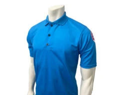 Missouri (MSHSAA) Men's Short Sleeve Volleyball Referee Shirt - Bright Blue