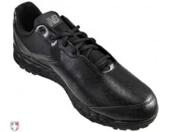 New Balance V3 All-Black Low-Cut Umpire Base Shoes -Ump Attire Clothing Store MU950AK3 New Balance V3 All Black Low Cut Umpire Base Shoes Inside Front Angled View