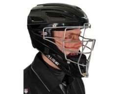 All-Star System 7 Umpire Helmet 8 All-Star System 7 Umpire Helmet -Ump Attire Clothing Store MVP2500 All Star System 7 Umpire Helmet Worn Front Angled View