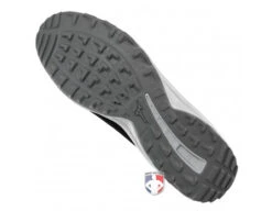 Mizuno Ambition 3 All-Surface Black & White Mid-Cut Field Shoes -Ump Attire Clothing Store MZ AB3M BW Mizuno Ambition 3 All Surface Black White Shoes bottom