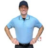 Mizuno Performance Short Sleeve Traditional Umpire Shirt - Powder Blue 2 Mizuno Performance Short Sleeve Traditional Umpire Shirt - Powder Blue -Ump Attire Clothing Store MZ351 PB Mizuno Short Sleeve Umpire Shirt Powder Blue front