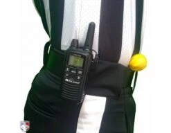Midland Referee Communication System - 2 Pack 13 Midland Referee Communication System - 2 Pack -Ump Attire Clothing Store Midland Football Referee Communication System Worn Side Closeup