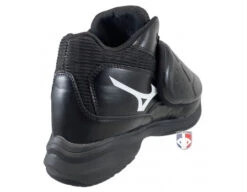 Mizuno Pro Wave Black & White Mid-Cut Umpire Plate Shoes -Ump Attire Clothing Store Mizuno Mid Cut Plate Umpire Shoes side 3