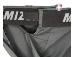 Mizuno Charcoal Grey Flat Front Umpire Base Pants With Expander Waistband -Ump Attire Clothing Store Mizuno expander waist